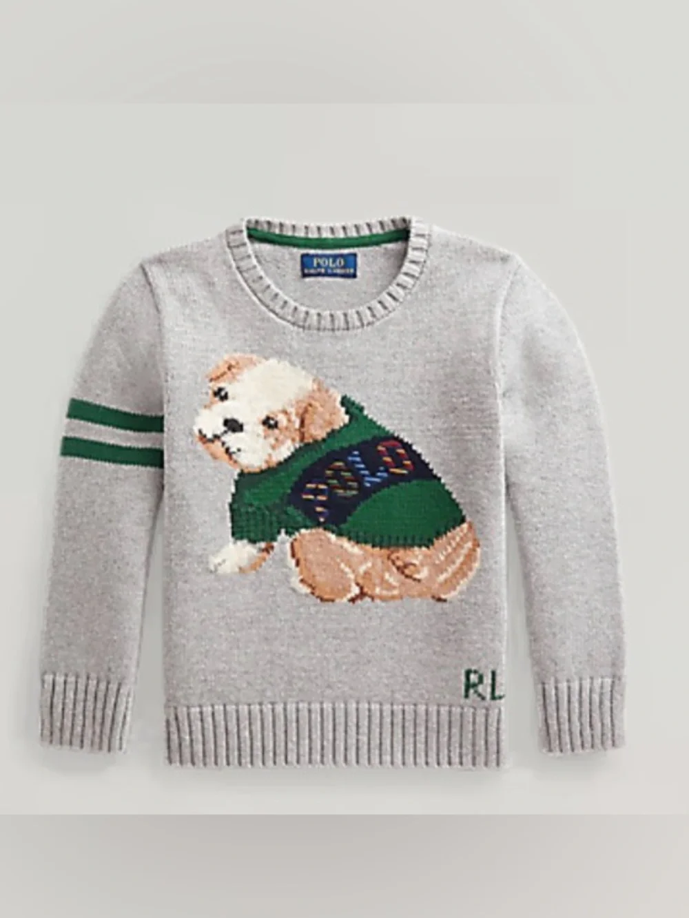 4T Boy's Ralph Lauren Bulldog Sweater